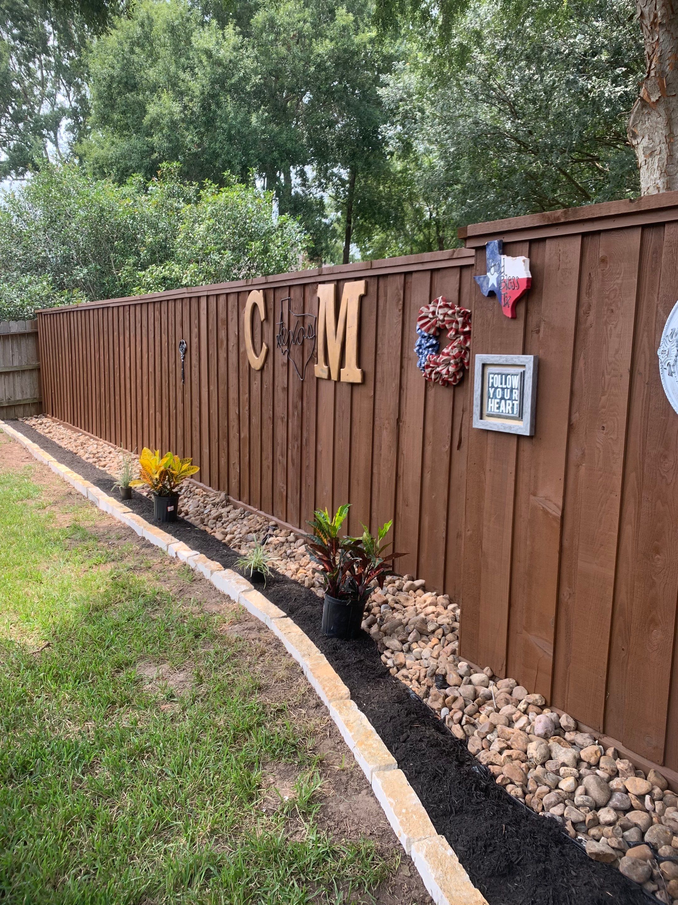 Cedar Privacy Fence by Astro Outdoor Designs