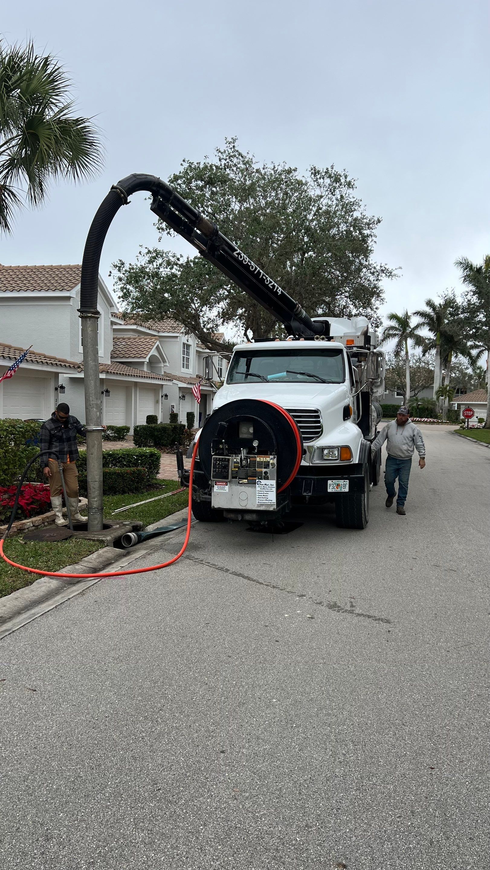 Cleaning Two Clogged Catch Basins for a Community by Don Mar, Inc. Storm Water Solutions