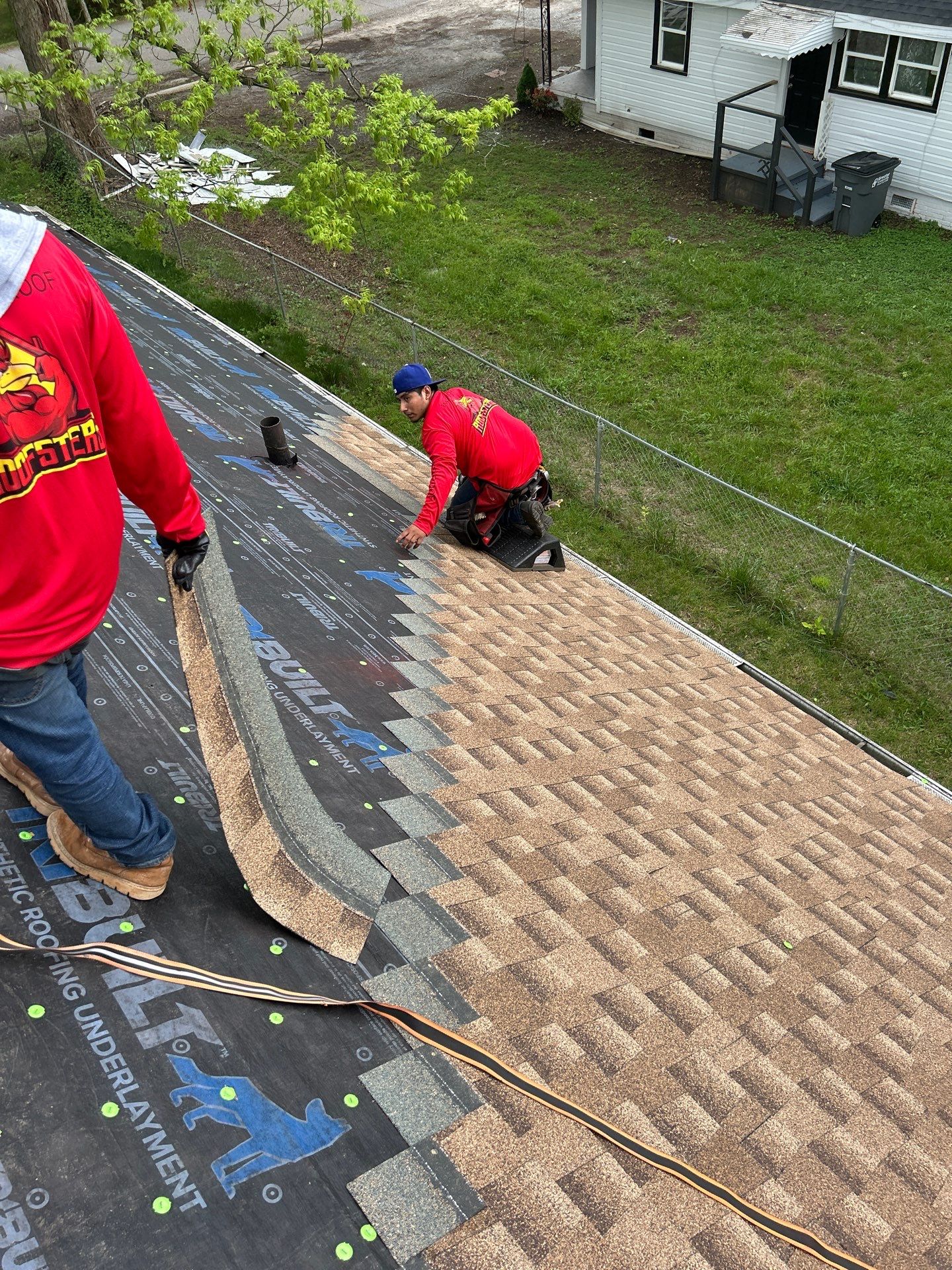 Project in Greenville by Roofsters