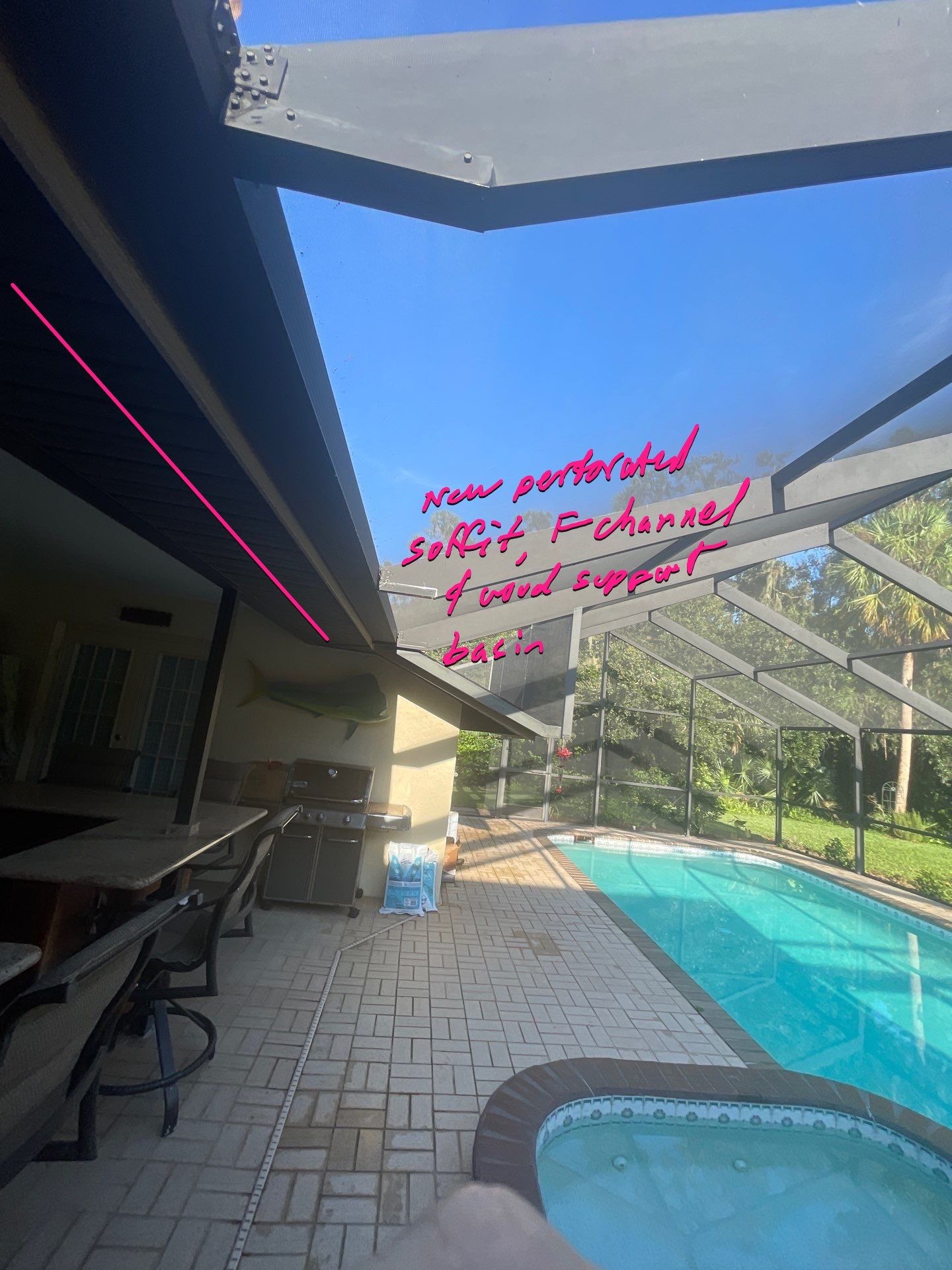 Bronze Soffit and Fascia in Sarasota FL by Gutter Professors