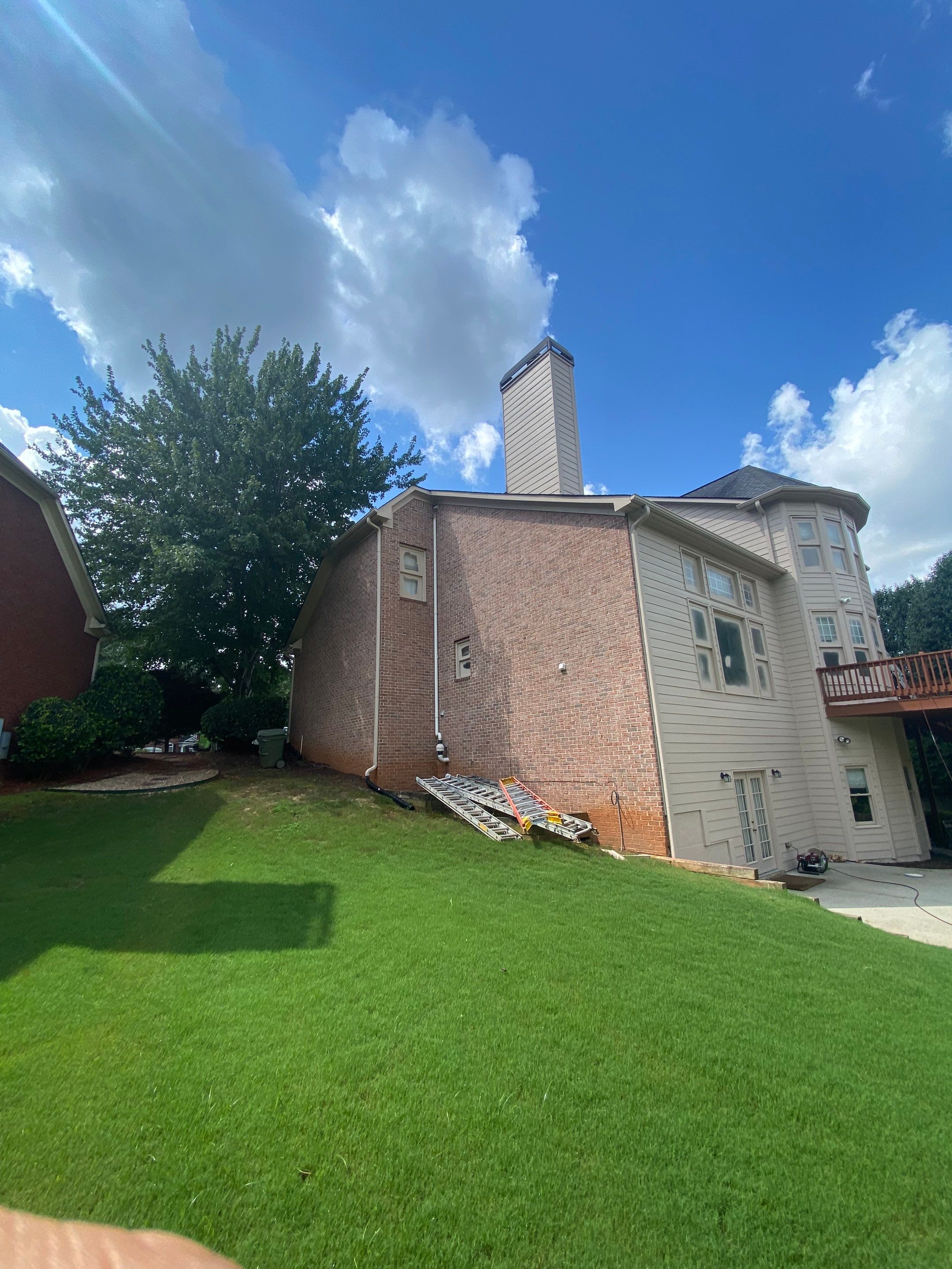 Full Exterior Painting and Charcoal Deck Transformation in Smyrna by Swift Home Renovations