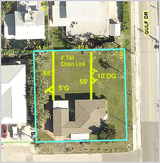 Holmes Beach, FL 4ft. Tall Black Chain-link  by Asap fence and gates, LLC