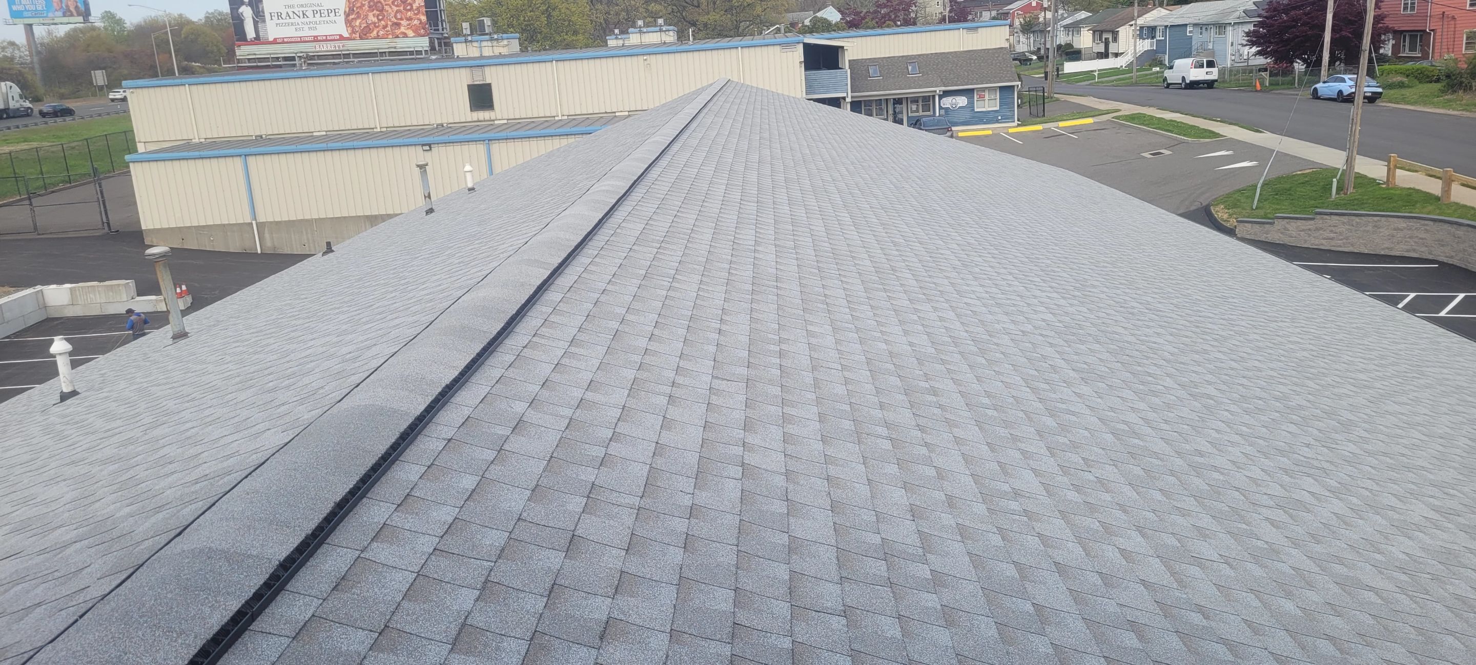 Gorgeously installed asphalt shingled roof by DiGiorgi Roofing and Siding Inc