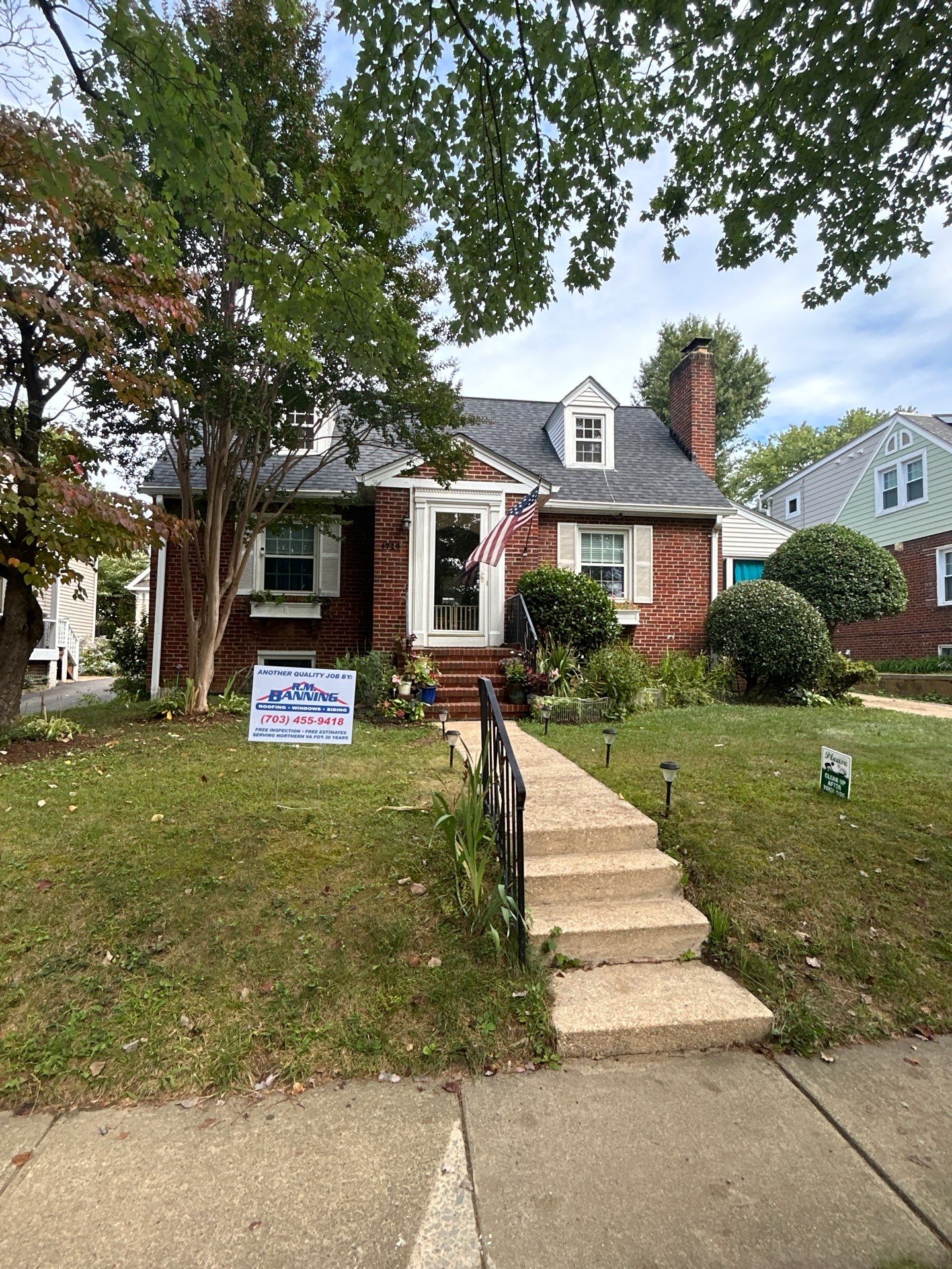 Arlington: Roof Replacement with CertainTeed Landmark Pro Designer Shingles in Max Def Moire Black by RM Banning, Inc.
