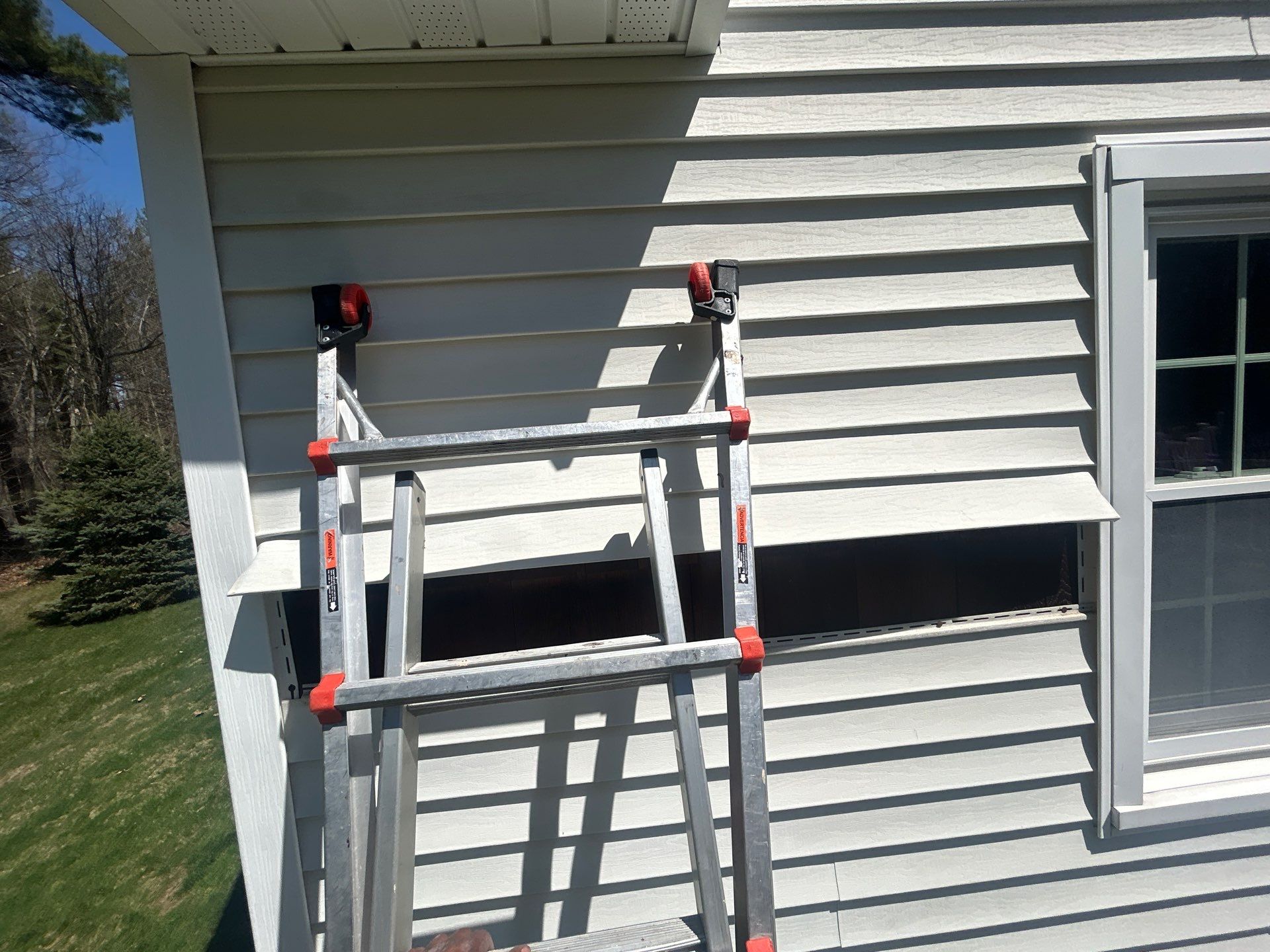 Vinyl Siding Repair with Spot Replacement by Mighty Dog Roofing of Greater Middlesex County