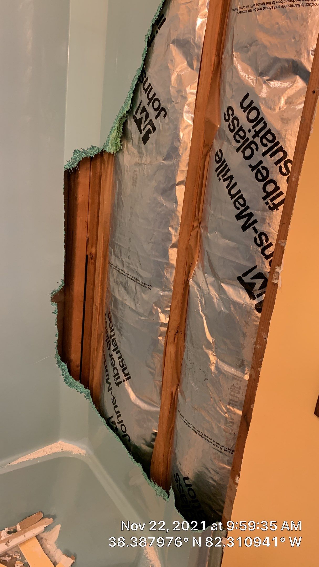 Tub to Shower Conversion using BCI Acrylic Shower System by Secure Construction Company Inc