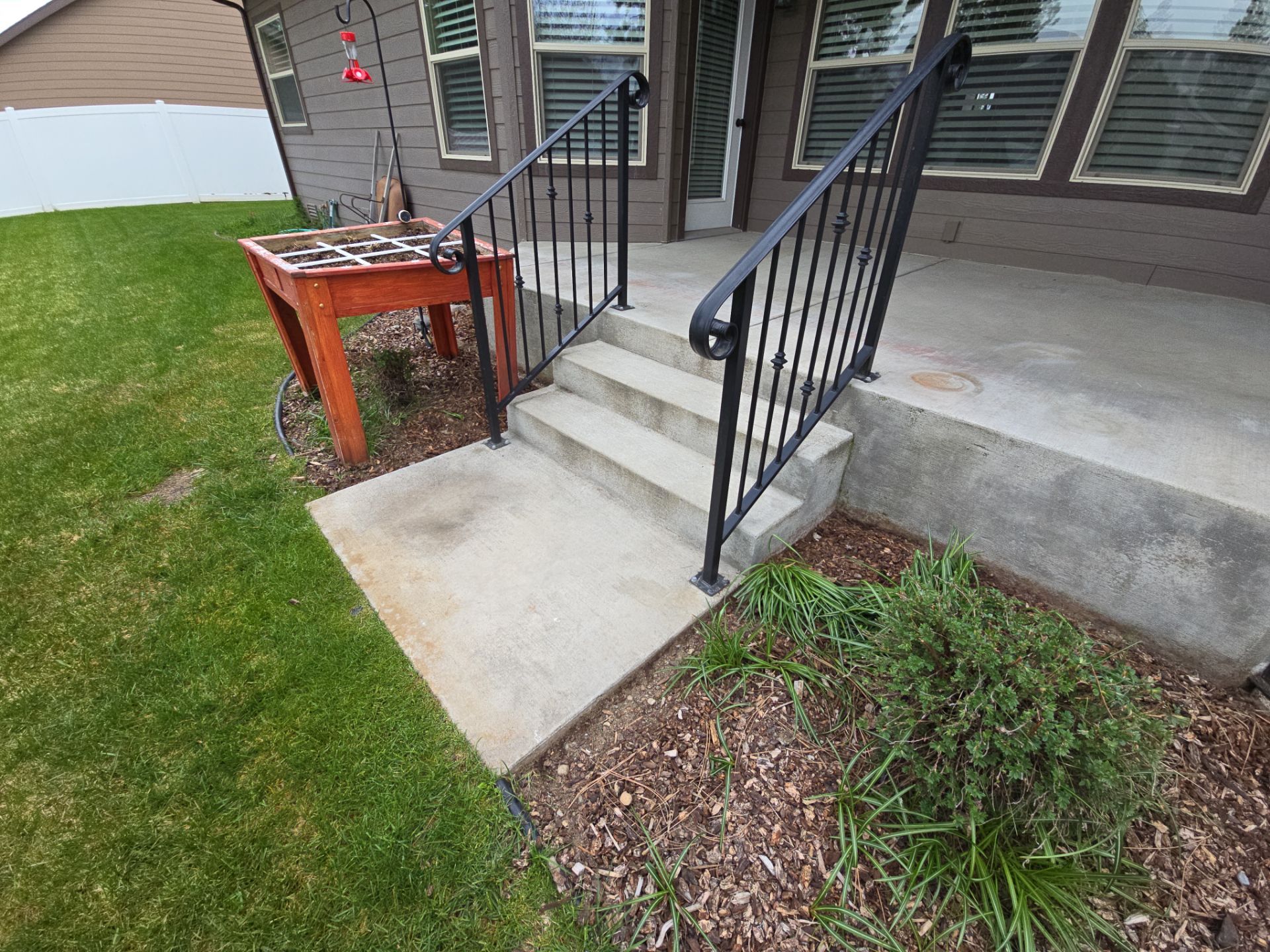 Patio Transformation using Sandstone by Croc Coatings, LLC