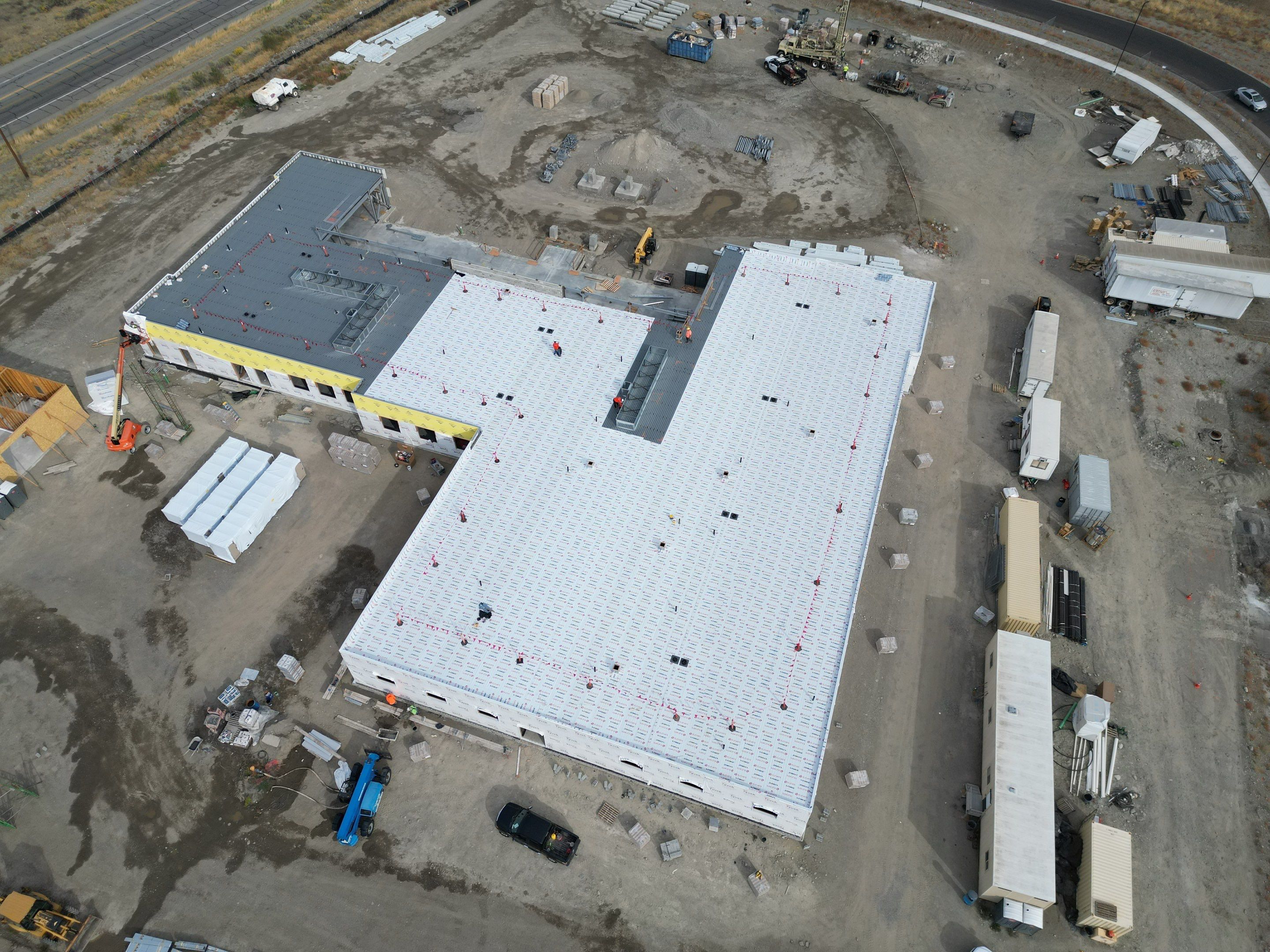 Commercial Roofing Installation using TPO by Vitan Construction LLC 