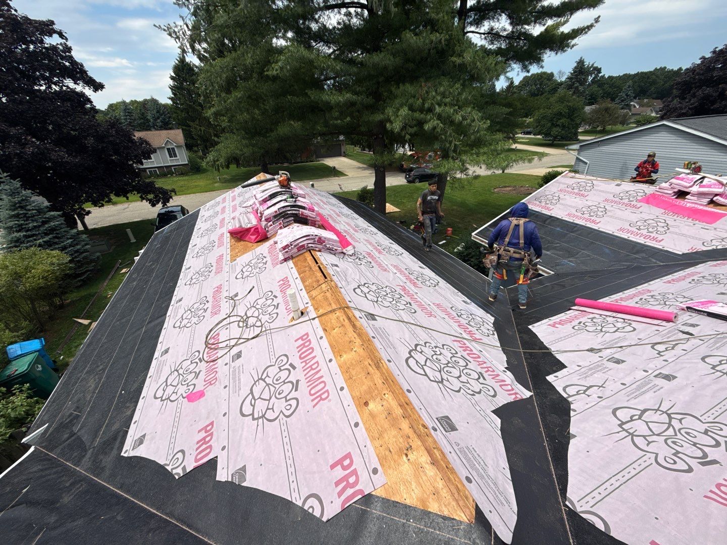 Roof Replacement using Owens Corning Tru Definitions by 180 Contractors