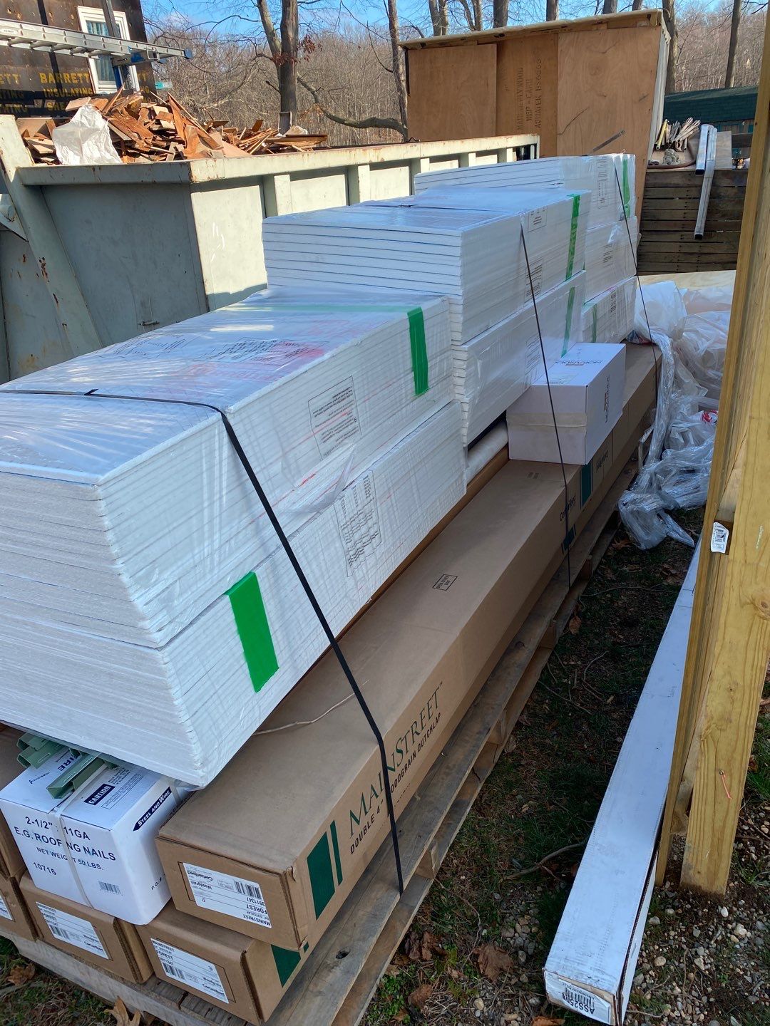 Siding Installation using Certainteed Mainstreet Forest Green by A Plus Exterior