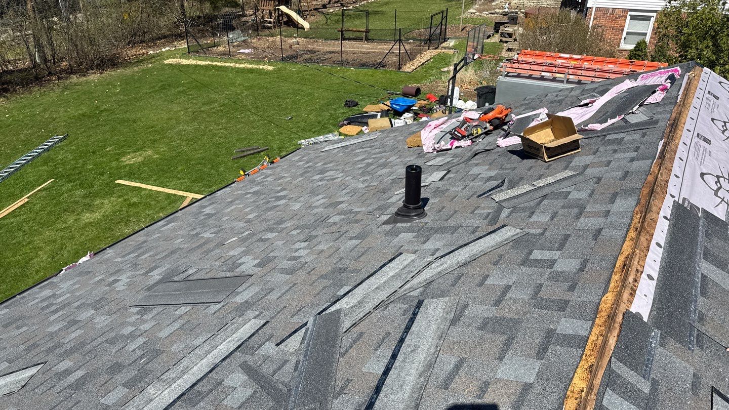 Roof Replacement using Owens Corning Williamsburg Gray by 180 Contractors