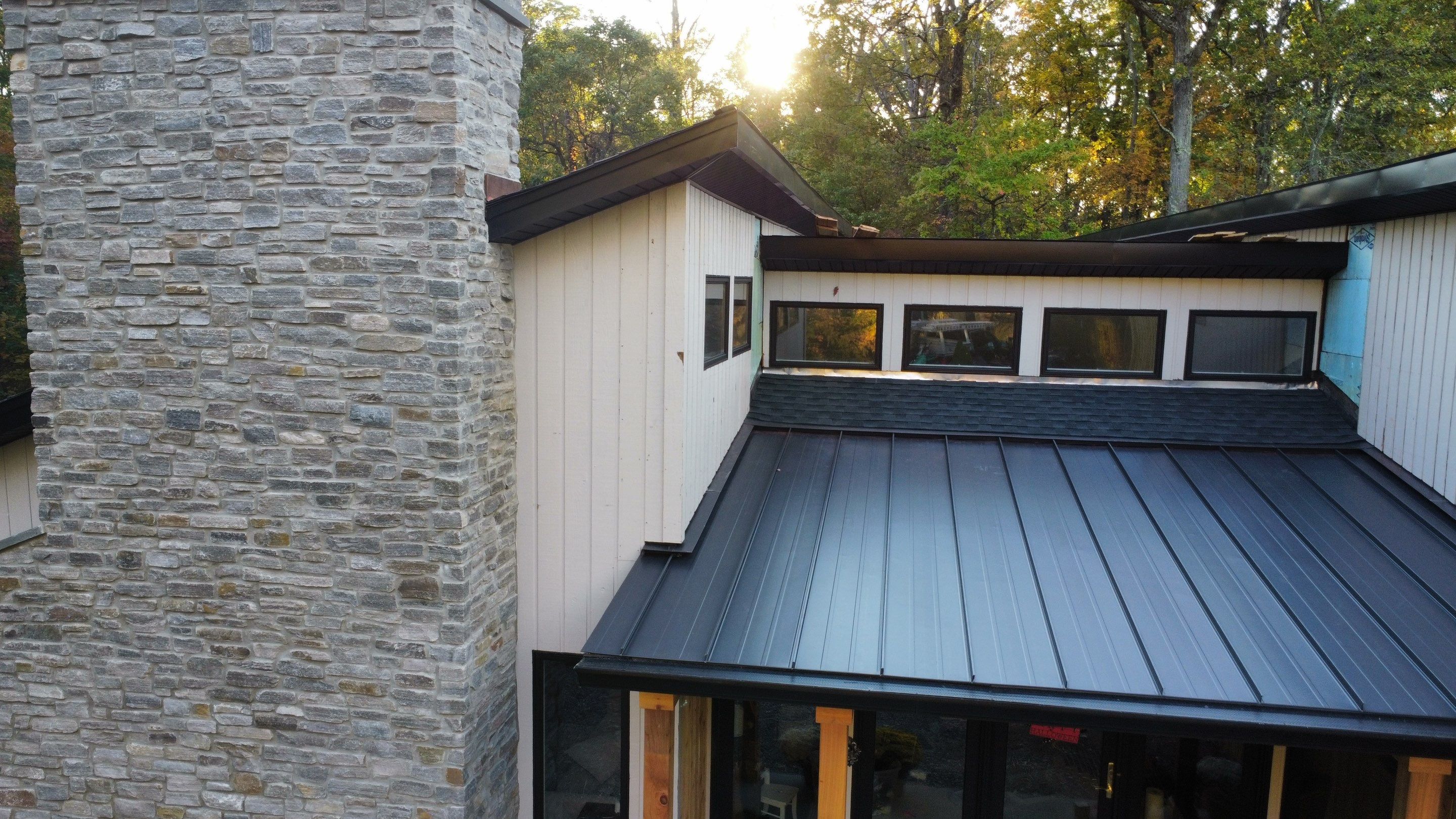 Standing Seam Metal Roof using Aluminum 032GA by CMNG LLC