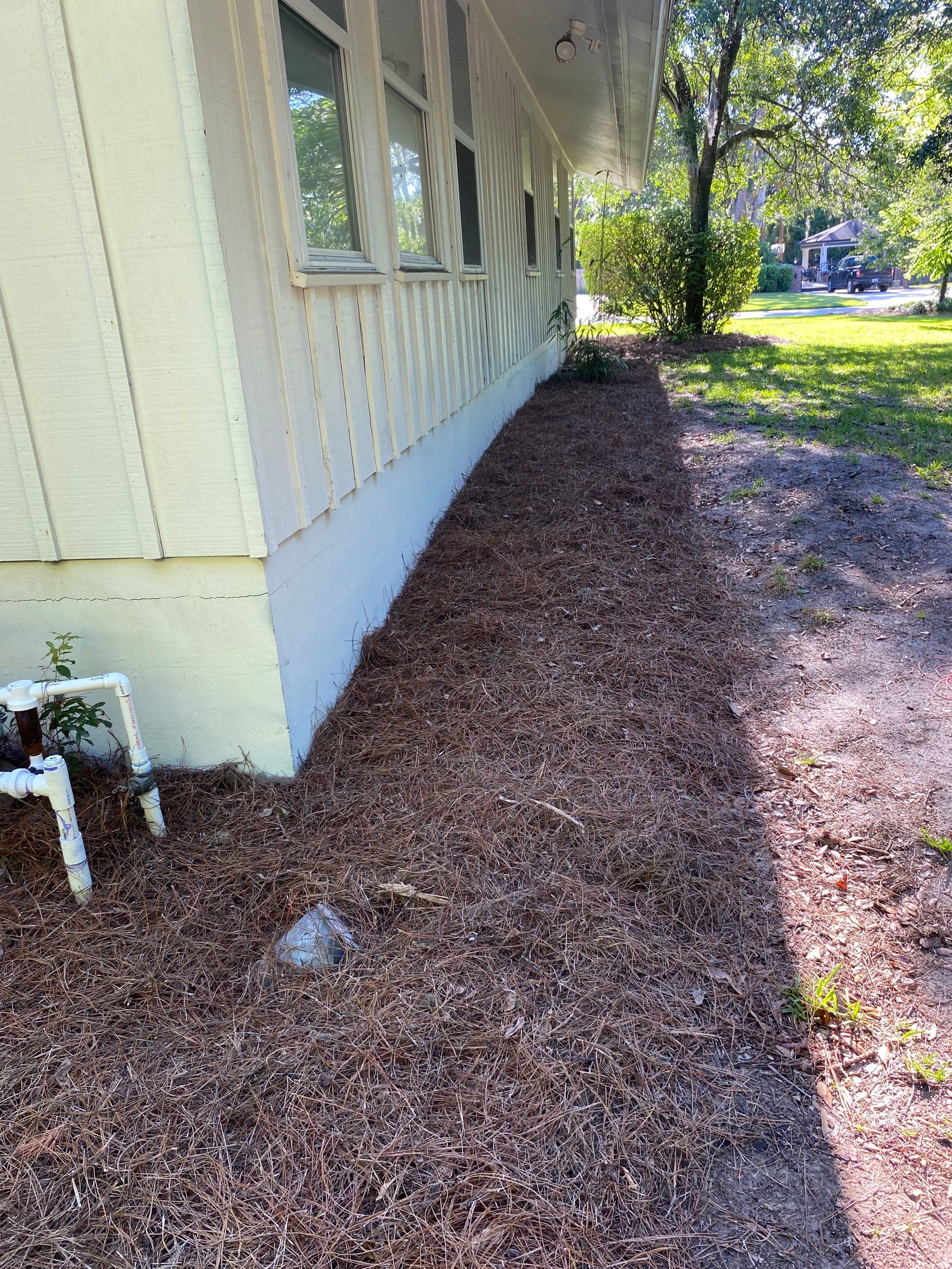 Deerwood Resident | Pine Straw & Topsoil Install by ProGreen Services
