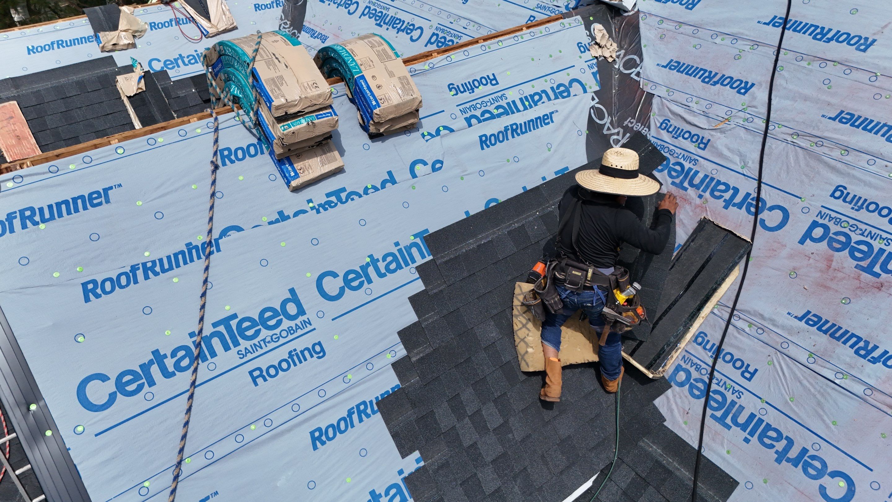 Charcoal Black Re-Roof by Royal House LLC