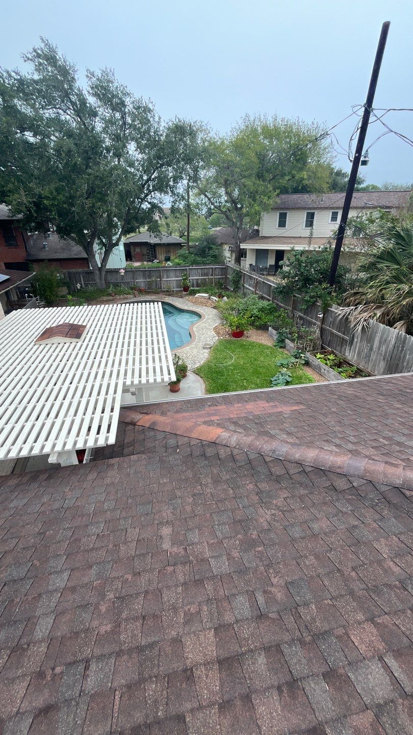 Residential Roofing Installation using Certainteed Landmark Moire Black by Galvan Roofing and Construction