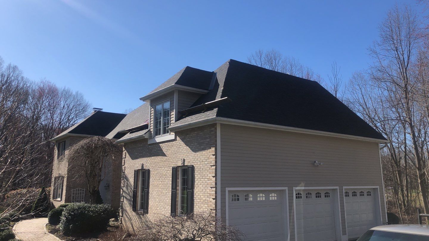Residential Roofing Installation using Owens Corning TruDefinition Onyx Black by A Plus Exterior