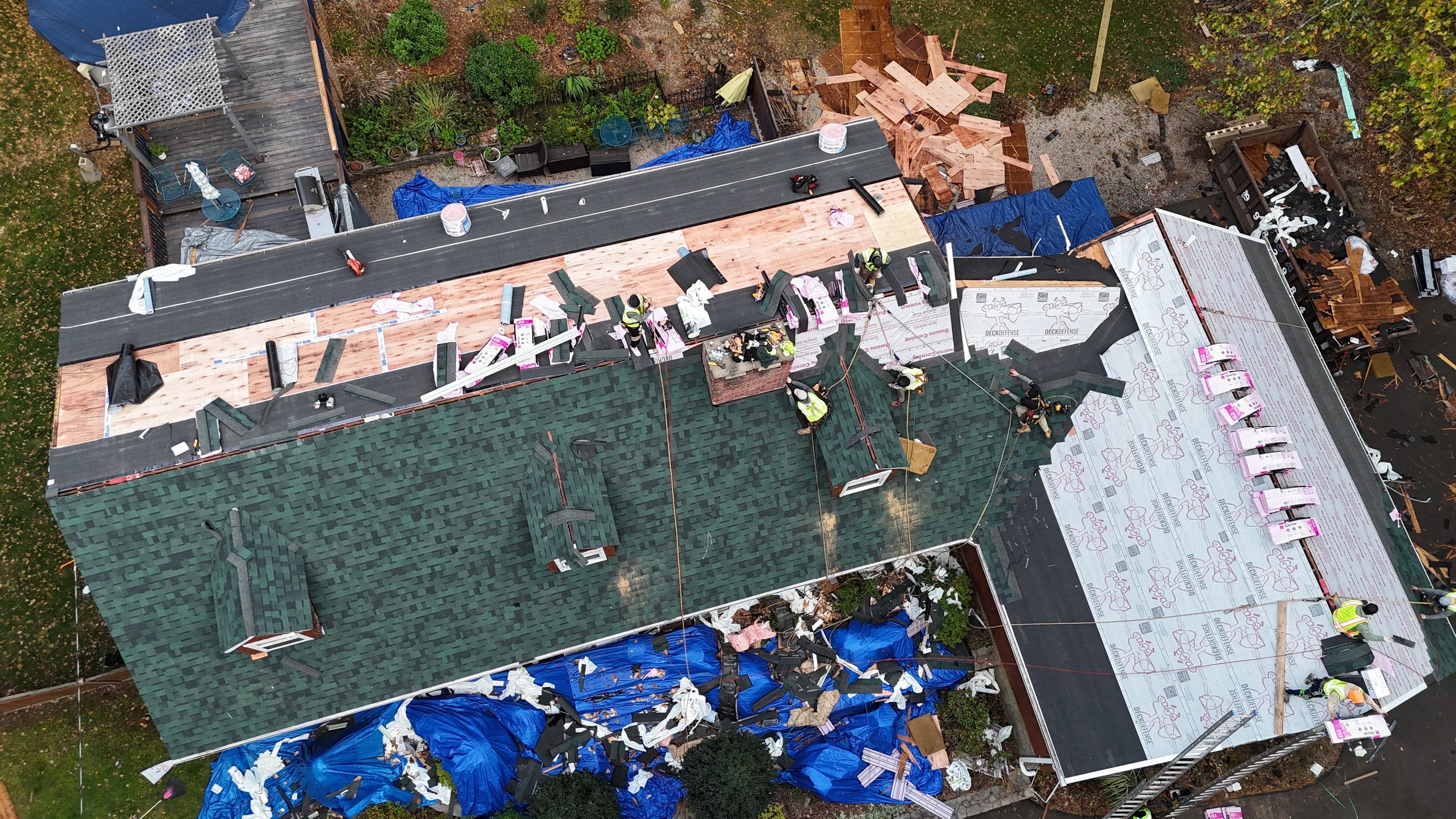 Owens Corning Duration : Chateau Green with Copper Accents in Avon, CT by Golden Shield Roofing