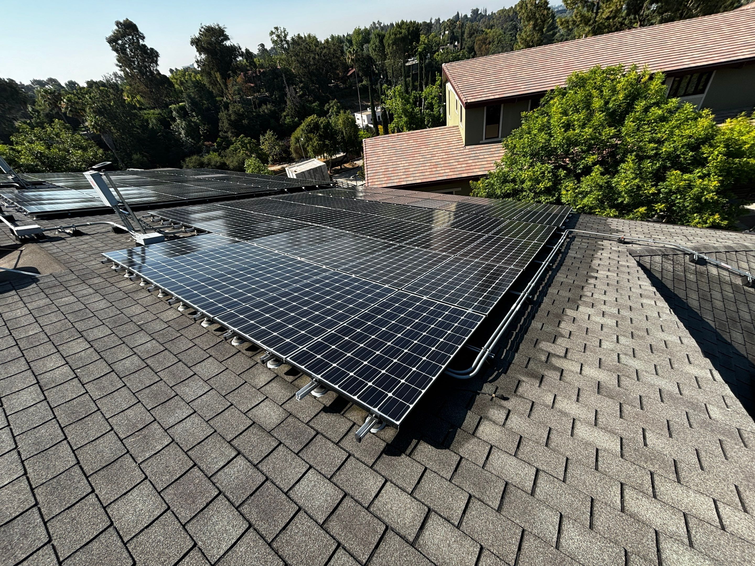 Commercial Solar Panel Cleaning for Chandler School in Pasadena Ca by Palm Coast Solar Cleaning