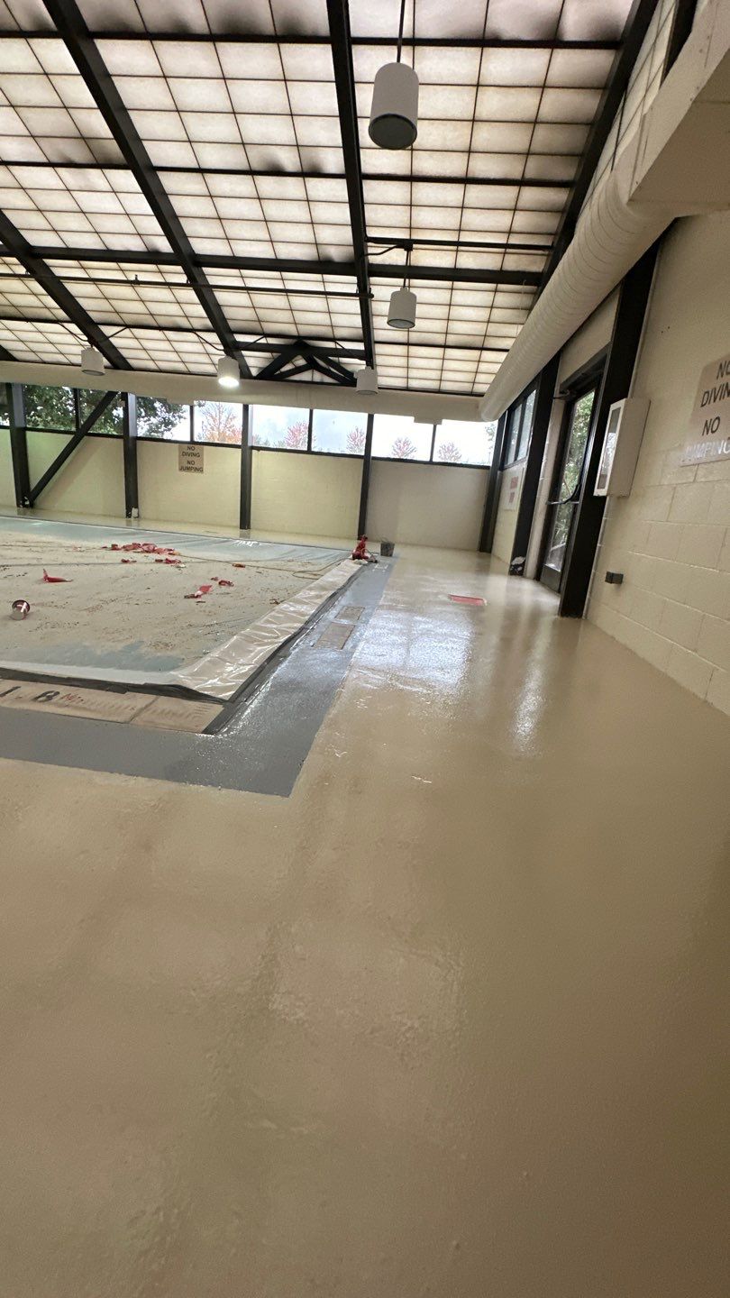 Hotel Pool Deck Project in Cranberry Township by Floors in a Day, Inc