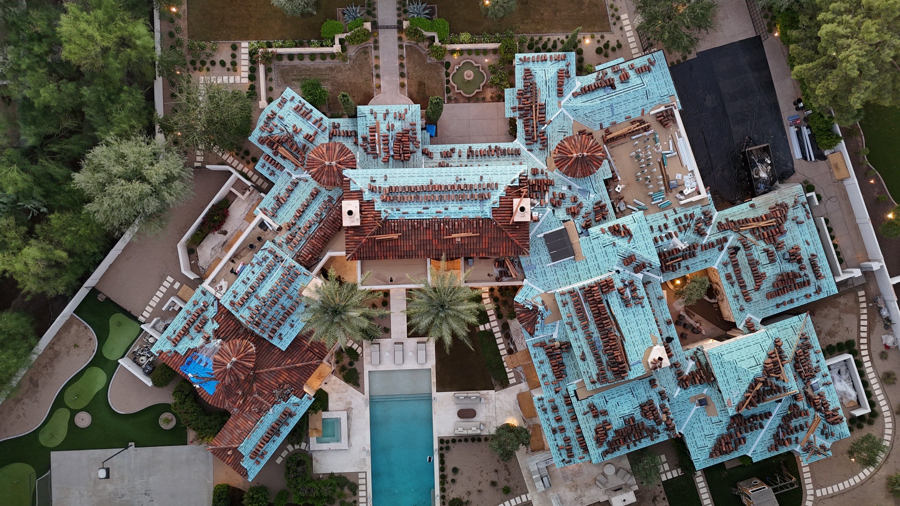 Project in Paradise Valley, AZ by Saint Roofing