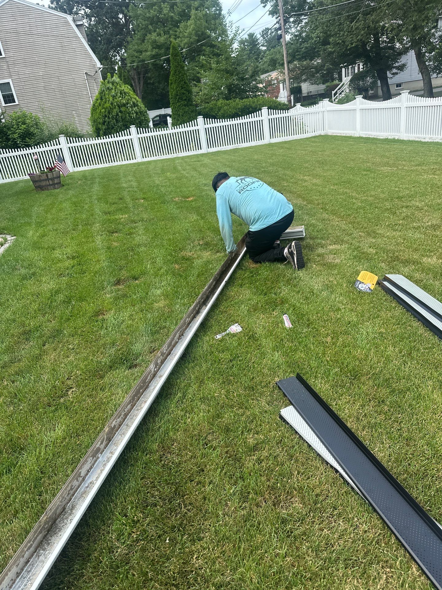Gutter Cleaning & TREX Gutter Guard Installation in Wilmington, MA by Mighty Dog Roofing of Greater Middlesex County