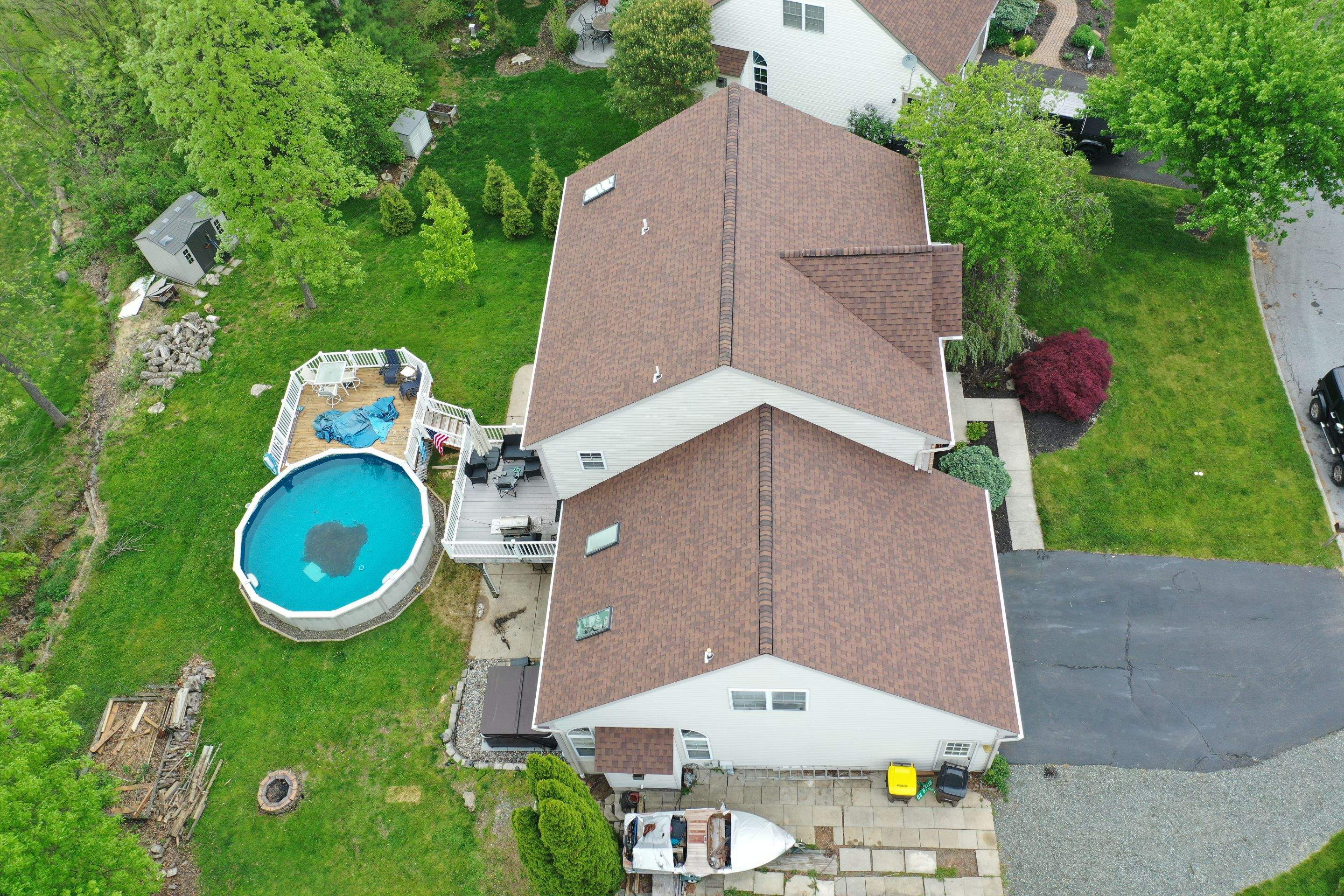 Roofing Installation using CertainTeed Landmark - Burnt Sienna by Storm Guard of Ches-Mont PA