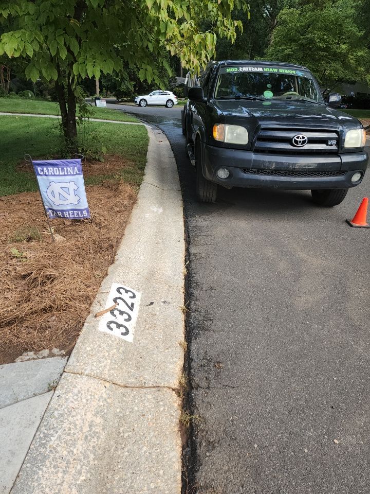 concrete Clean using cleaner by Power Wash Masters LLC