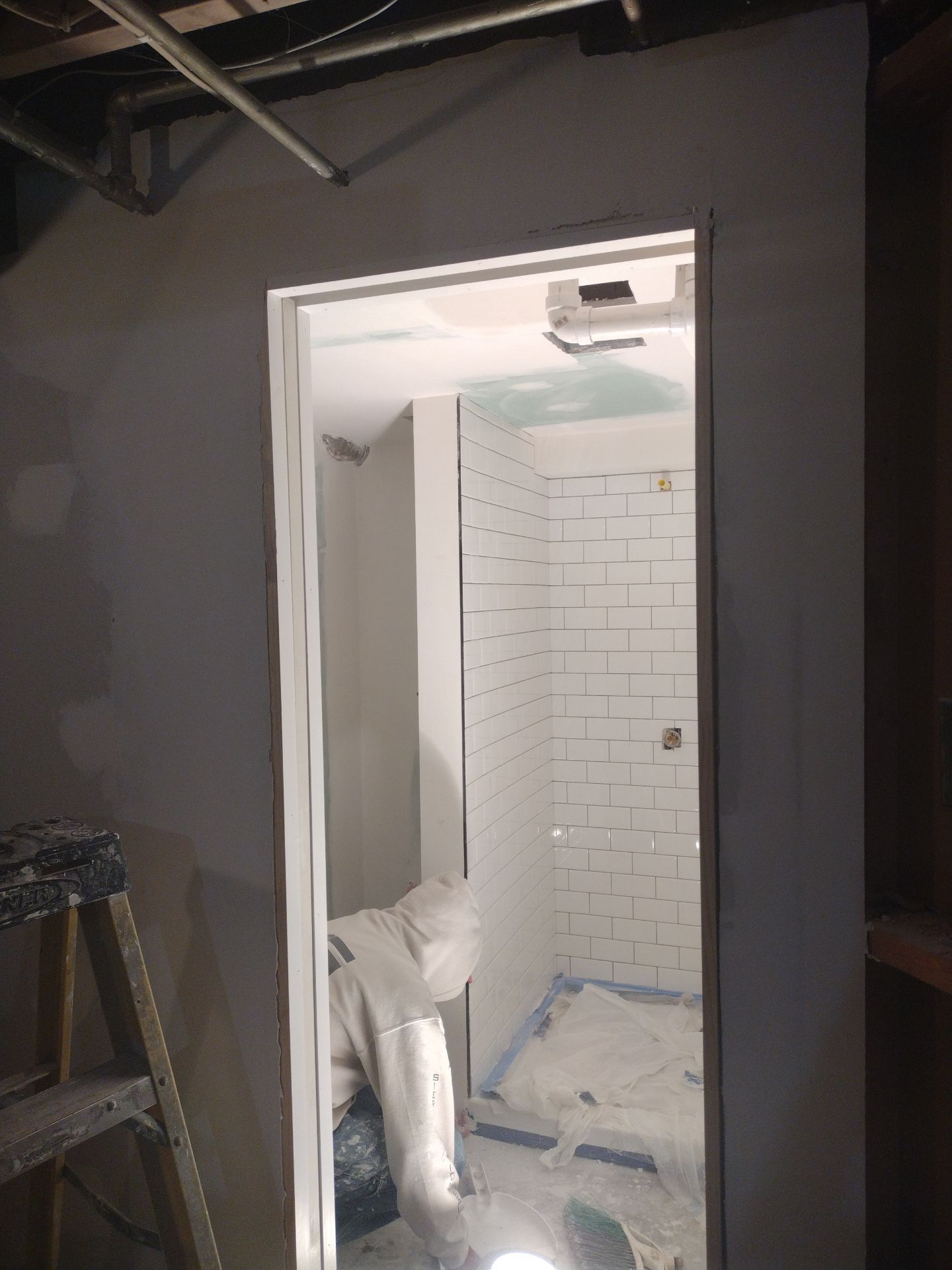 Bathroom Transformation – From Empty Space to Dream Bathroom by Johnny Five Construction 