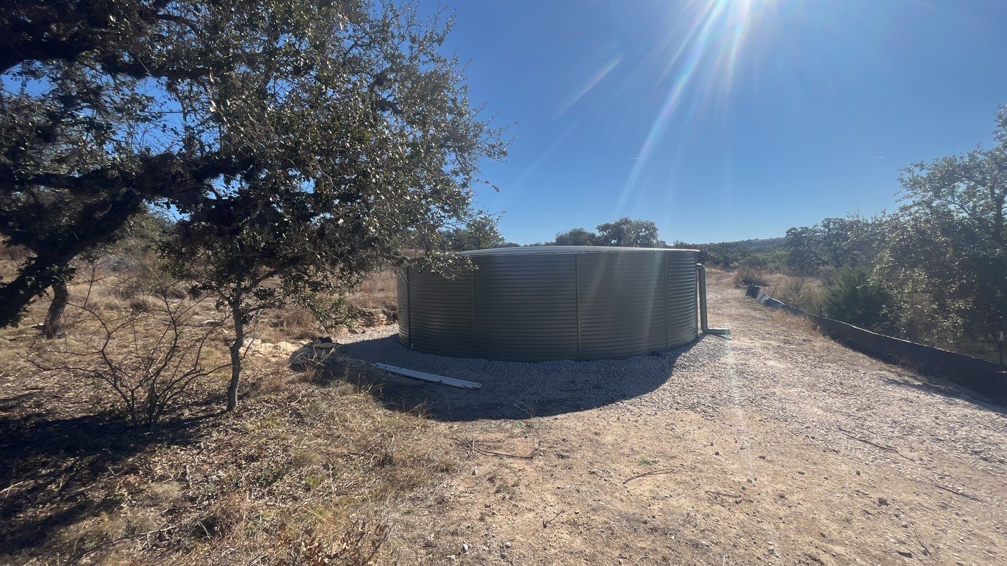 Major Addition using 30000 gallon mangrove green Pioneer (XLR 23/2 MG) by Hill Country Rain Water
