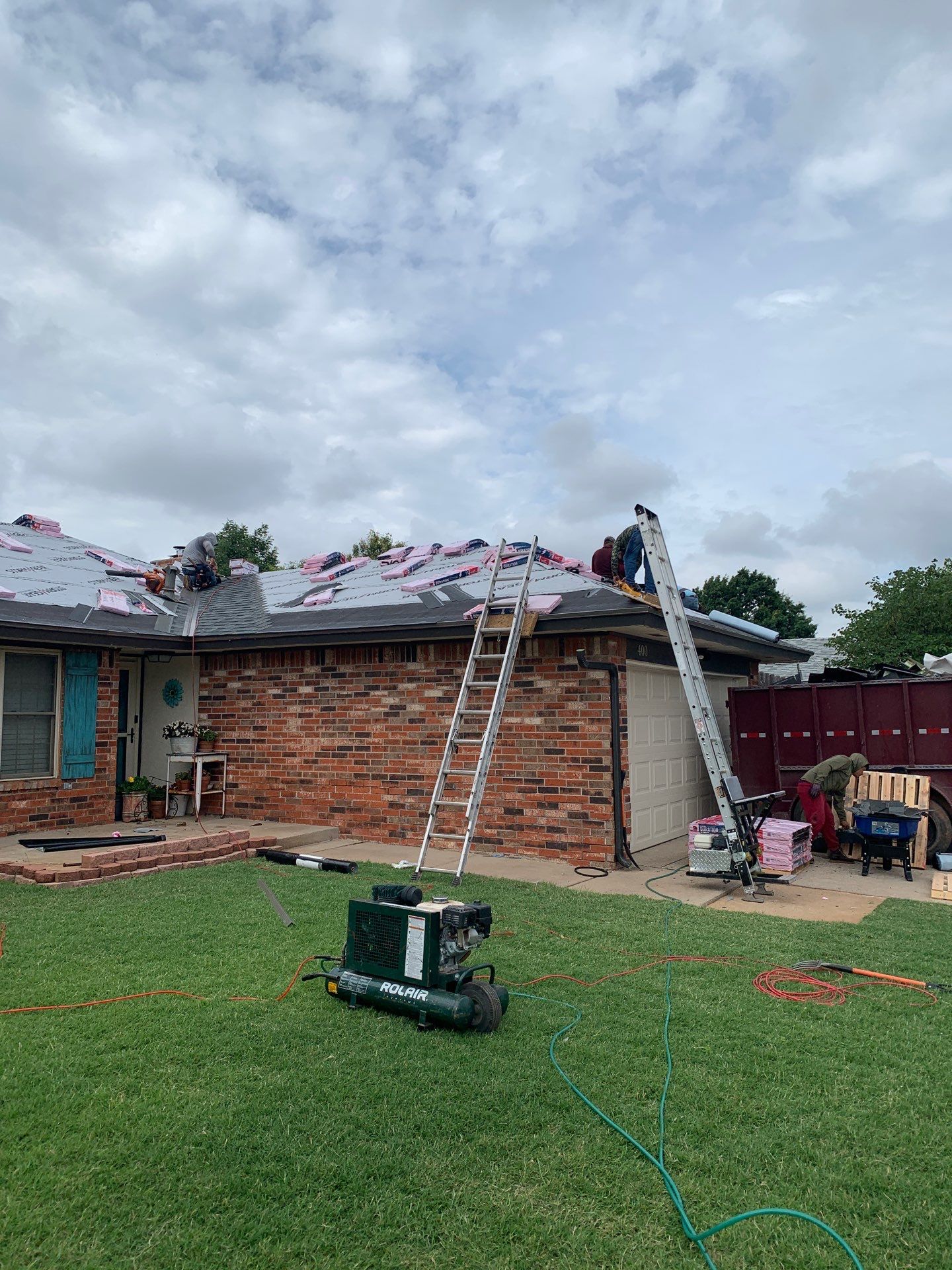 Residential Roofing Installation using Owens Corning by Castillo Roofing