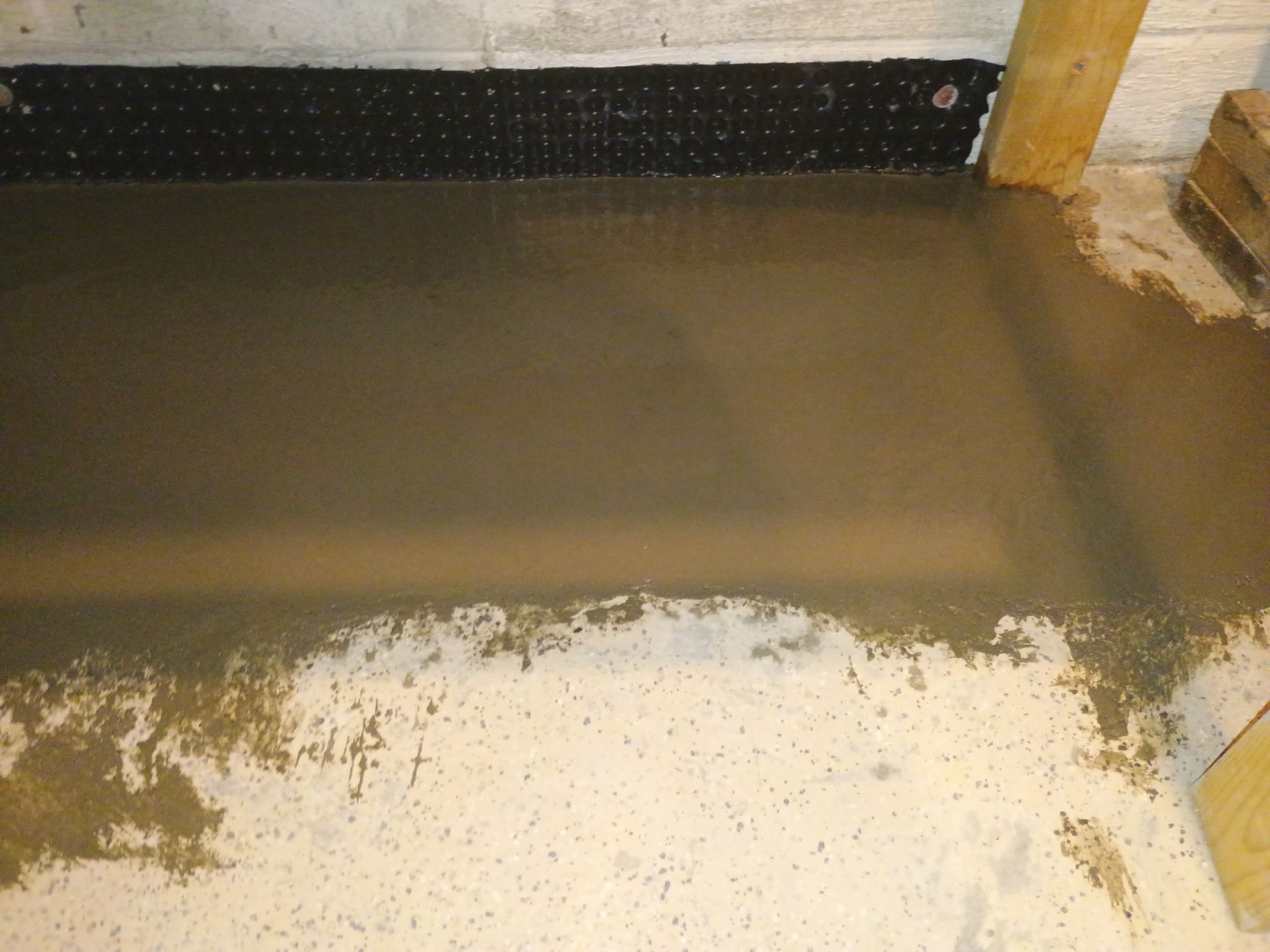 Drain tile for Kael in New Brighton by Waterproofing Northeast