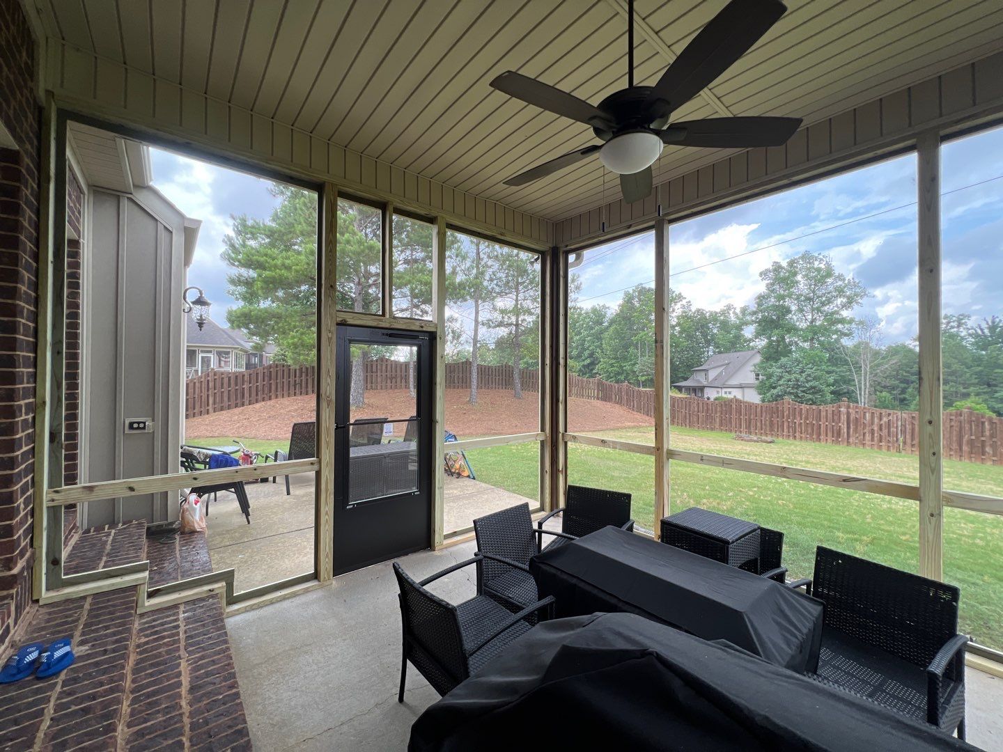 River Valley Road - Screened Porch Install  by Pillar and Pine