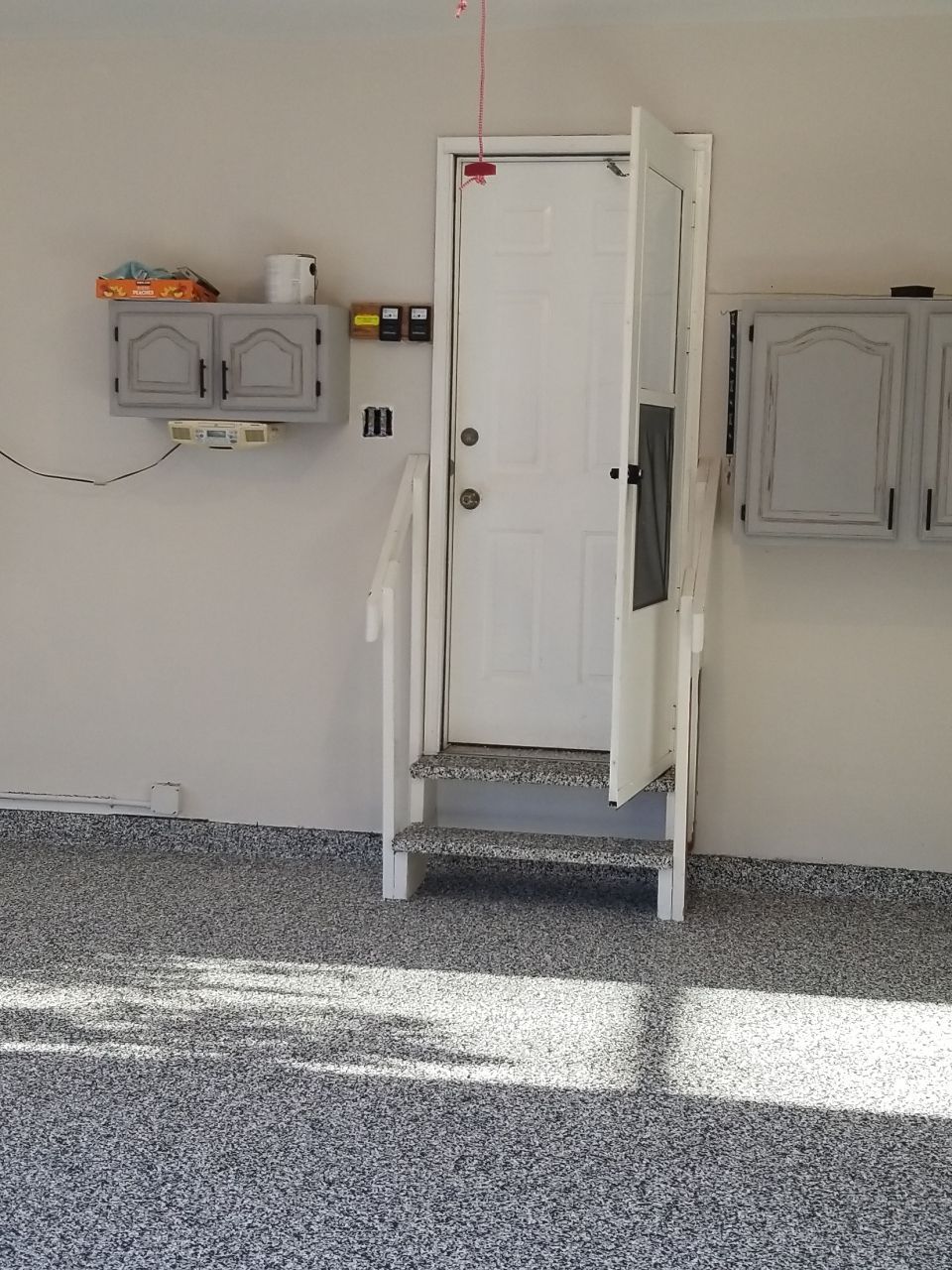 Garage Floor in Domino by Spectrum Painting, LLC