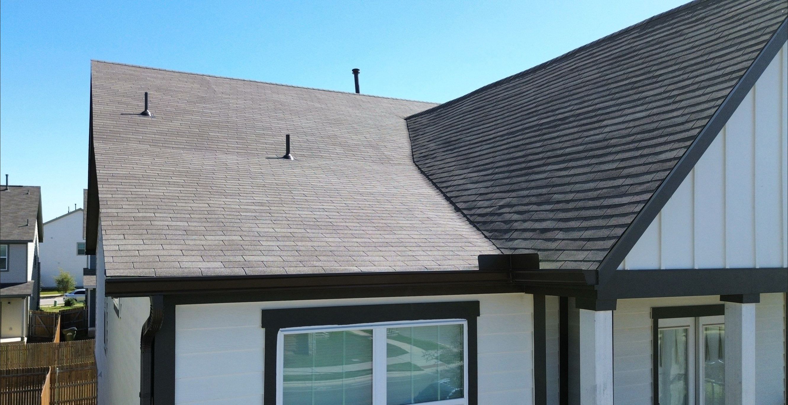 Roof Replacement & Seamless Gutters in Leander, TX by Kstylez Roofing & Construction