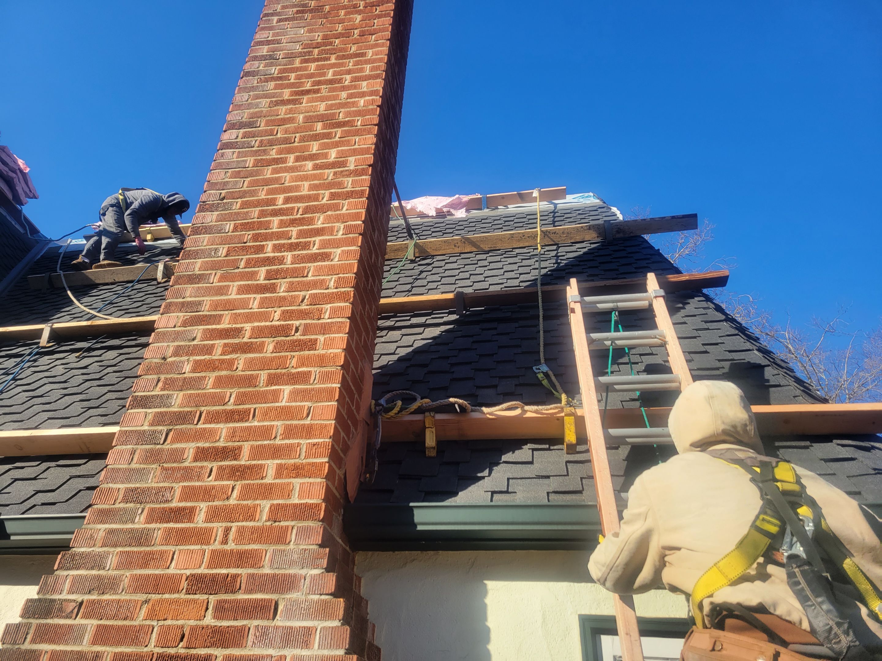Residential Roofing Installation using Owens Corning Roofing Shingles by Byers Enterprises 