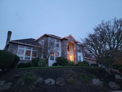 Holiday Lighting using C9 Incandescent - Transparent Colors