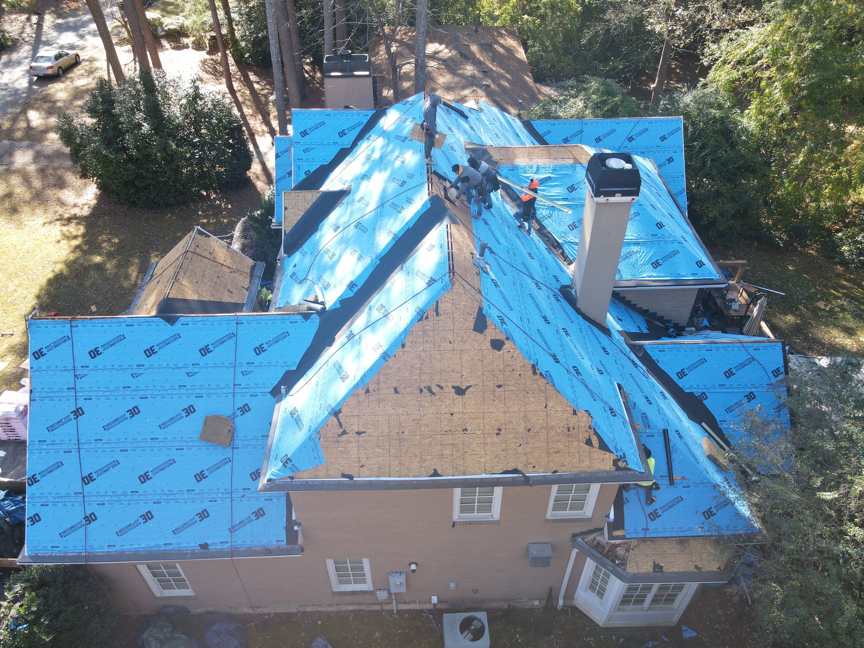 Residential Roofing Installation using Owens Corning by Inspector Roofing and Restoration