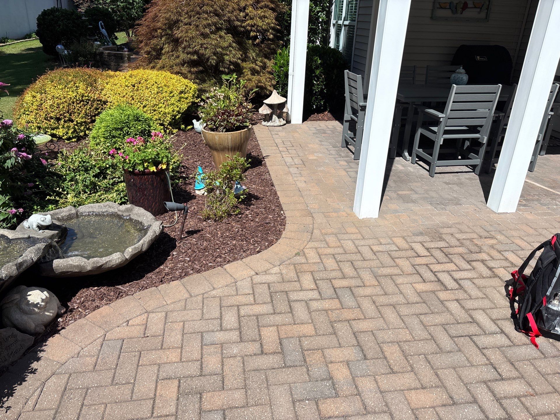 Paver Driveway using Concrete Sealant by DuraSeal
