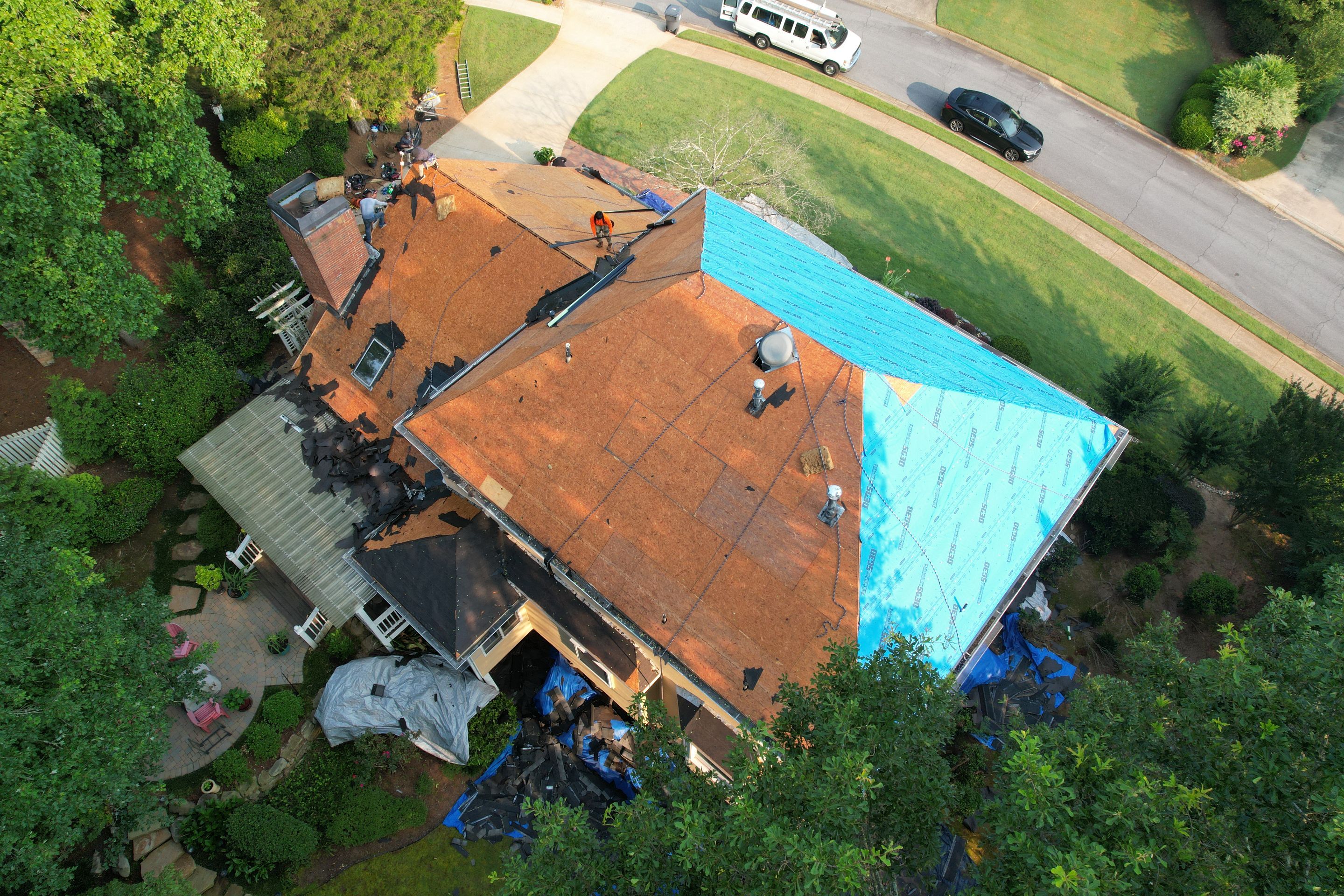 Residential Roofing Installation using Owens Corning by Inspector Roofing and Restoration
