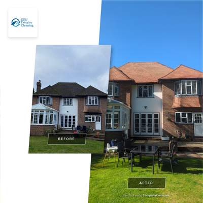 Roof Clean  - Moss Removal - Gutter Clean using Honda 15lpm Low Pressure Washing Machine