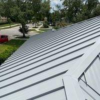 24ga 1.5" Mechanical Seam Buckskin  by Total Roofing System The Metal Roof Experts