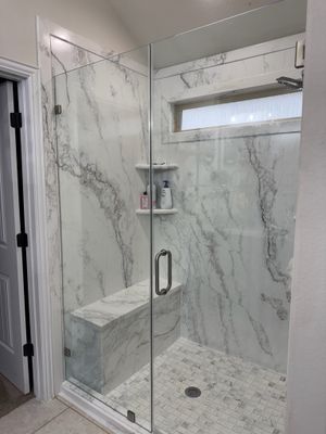 Shower remodel in Buda
