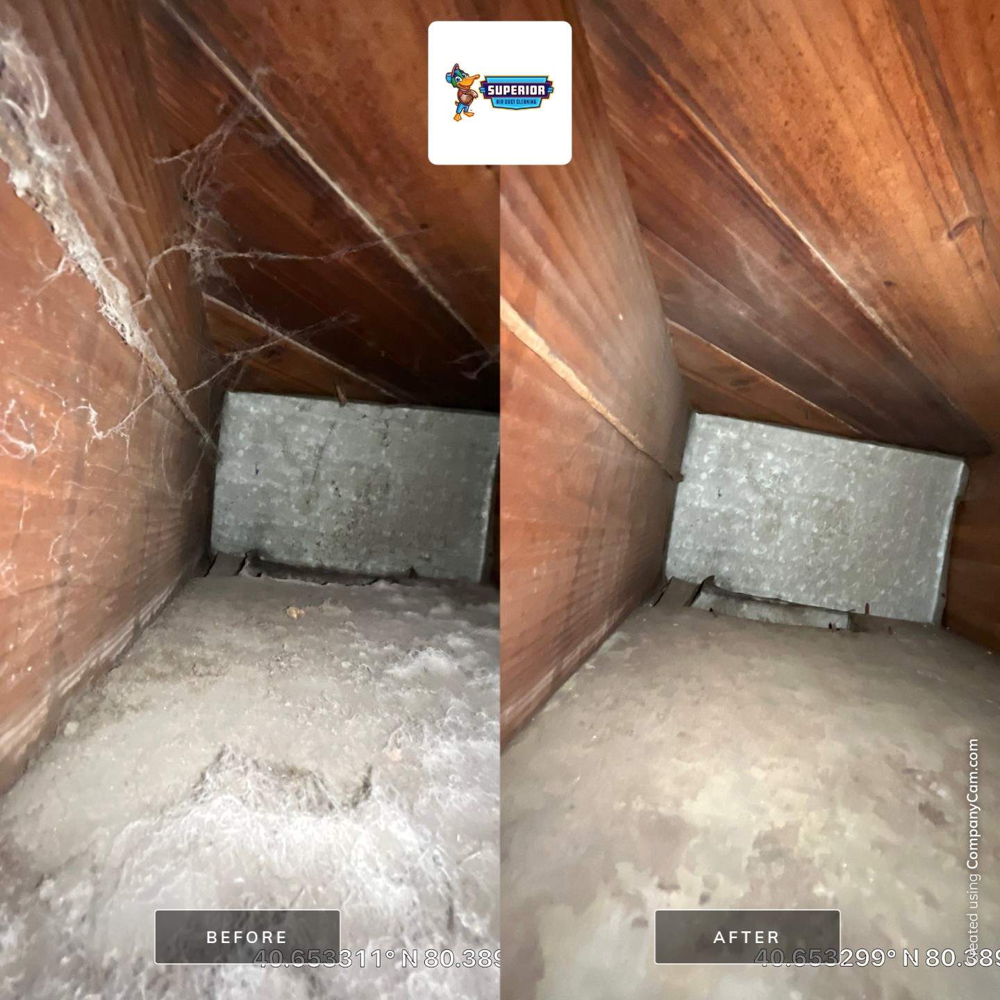 Air Duct Cleaning With a Vacuum Truck in Midland, PA by Superior Air Duct Cleaning