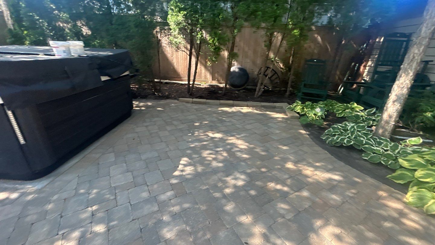 Brick paver clean, sand and seal.  using surebond SB-8700 by Northern Power Washing LLC.