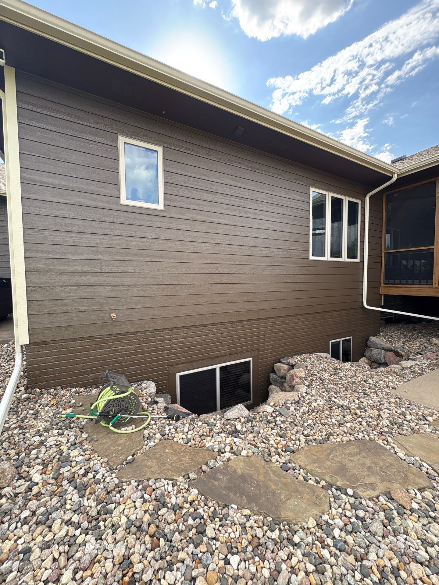Residential Exterior Siding and Fascia Painting in Harrisburg by Select Painting, Coatings & Garage Cabinets