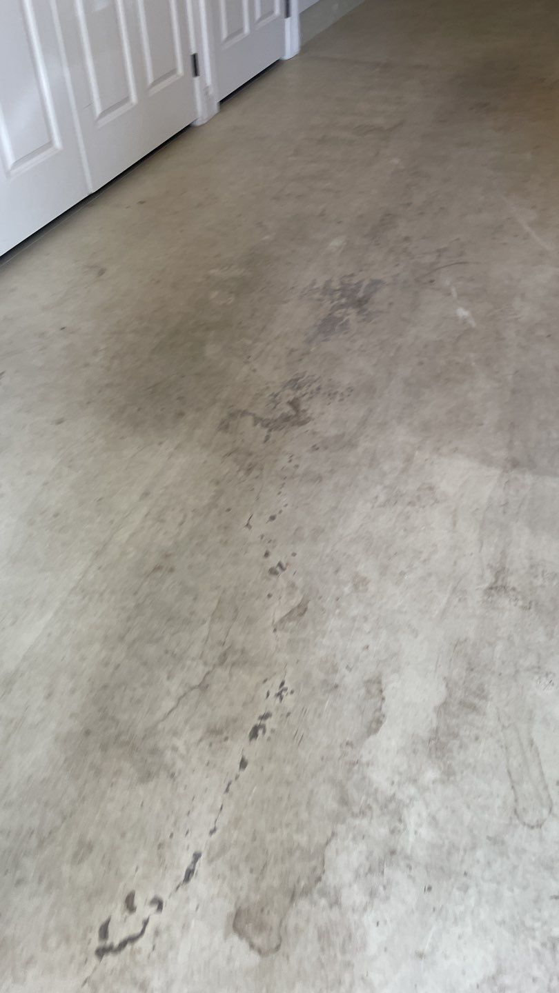 Garage Transformation using Driftwood Colorway by Croc Coatings, LLC