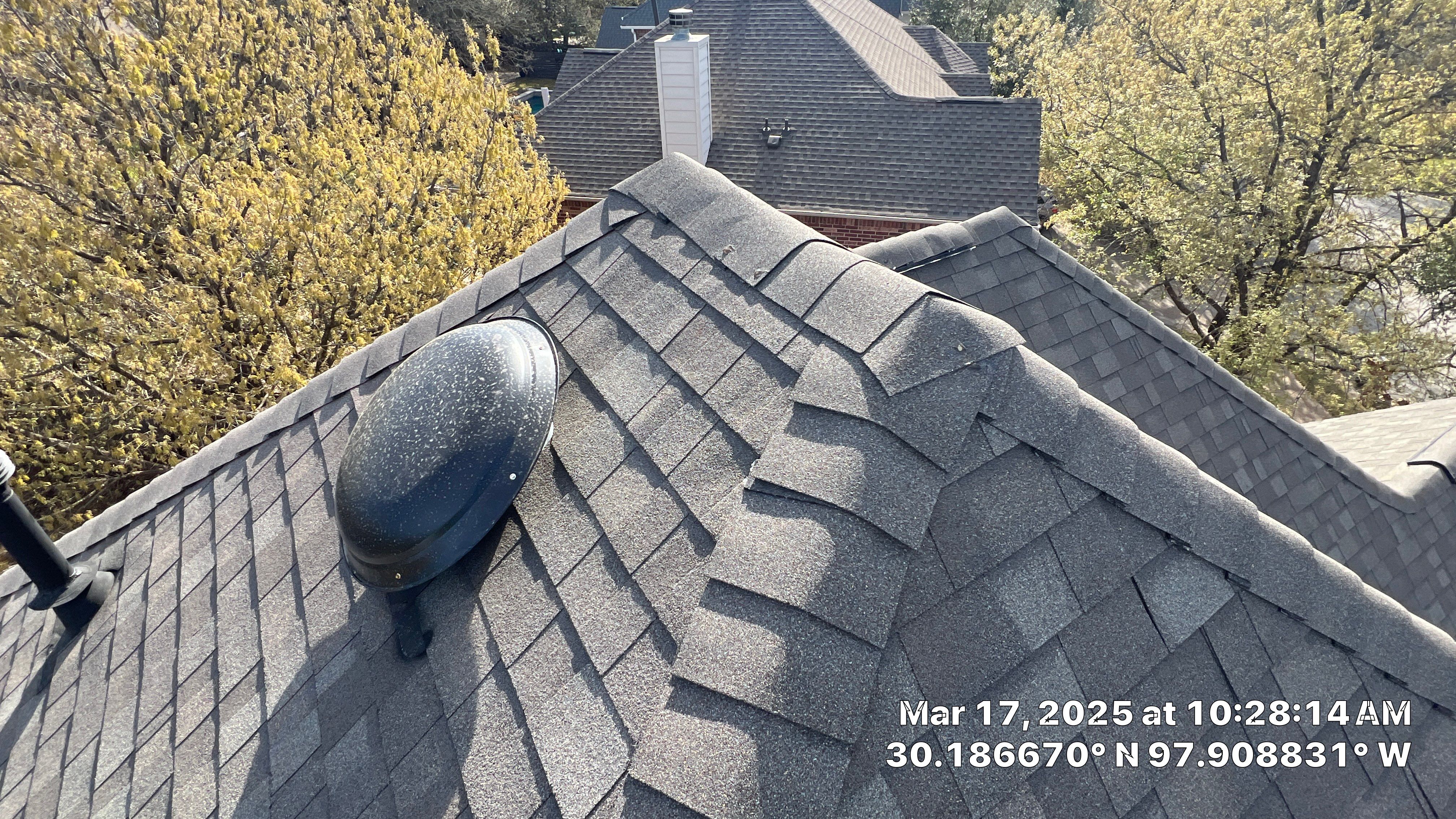 Asphalt Shingle Roof Replacement and Storm Damage Restoration in Austin by Caliber Restoration LLC