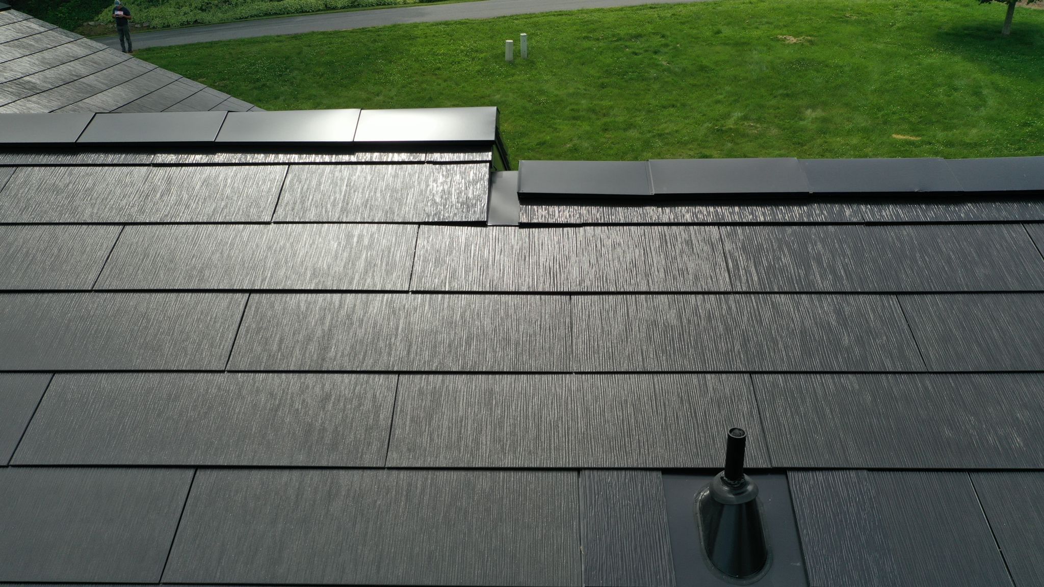 Tesla Solar Roof Installation by American Home Contractors