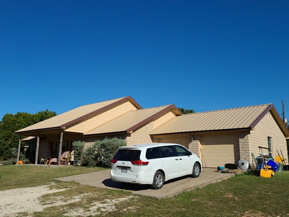 Residential Roofing Installation using PBR Metal Roof by Harvey Roofing & Construction