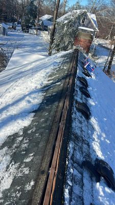 Ridge Vent Replacement & Chimney Re-flashing